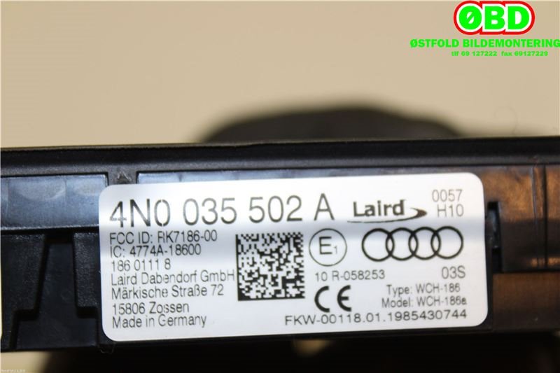 Bilstereo diverse til Audi e-tron 2018-->>  (AUDI ETRON|4N0 035 502 A|4N0 035 502 B|4N0035502A)