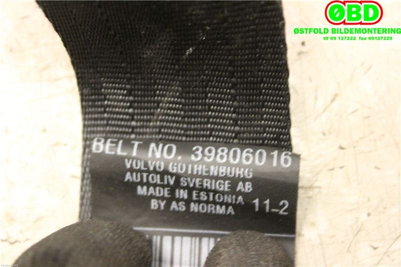 Airbag beltestrammer til Volvo V70 2007-2013 (Type III, Fase 1)  (VOLVO||39806016)