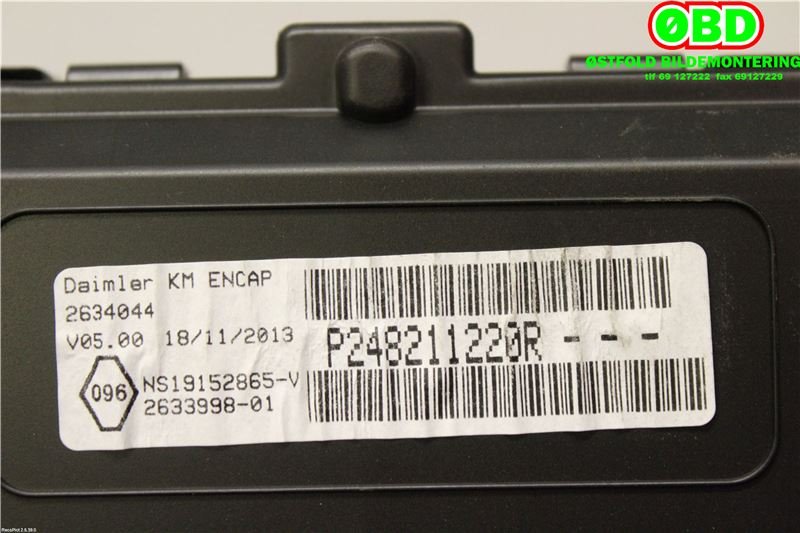 Instrumentpanel til Mercedes Citan 2012-2021 (W415) (W415) (MERCEDES|A 415 900 74 00|A 415 900 49 02|248211220R)