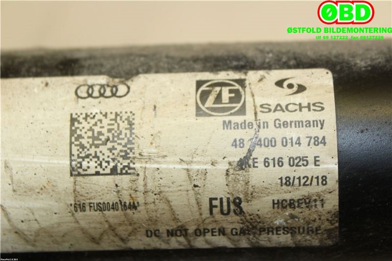 Støtdemper bak til Audi e-tron 2018-->>  (AUDI ETRON|4KE 616 025 E|4KE 616 025 F|4KE616025E)