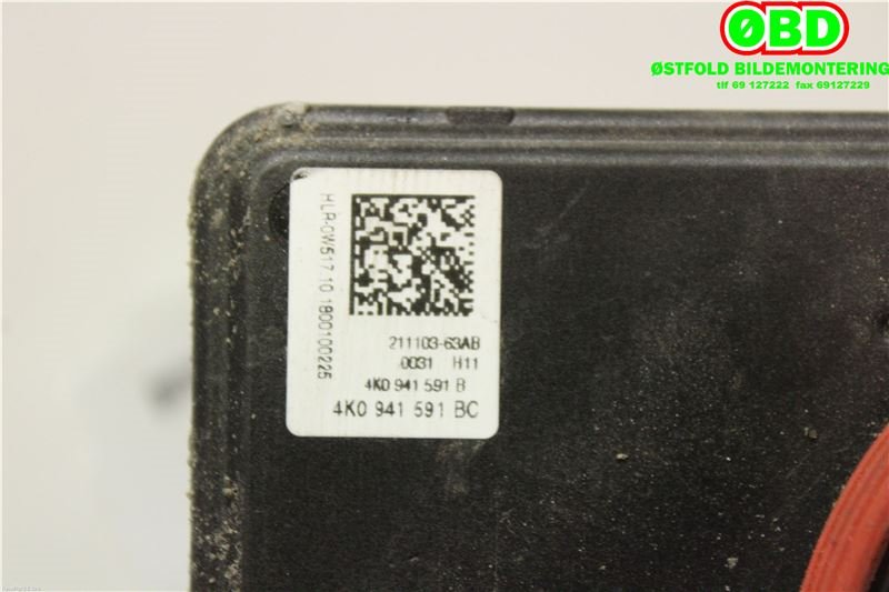 Styreenhet xenon/ballast til Audi e-tron 2018-->>  (AUDI ETRON|4K0 941 591 BC||4K0941591BC)