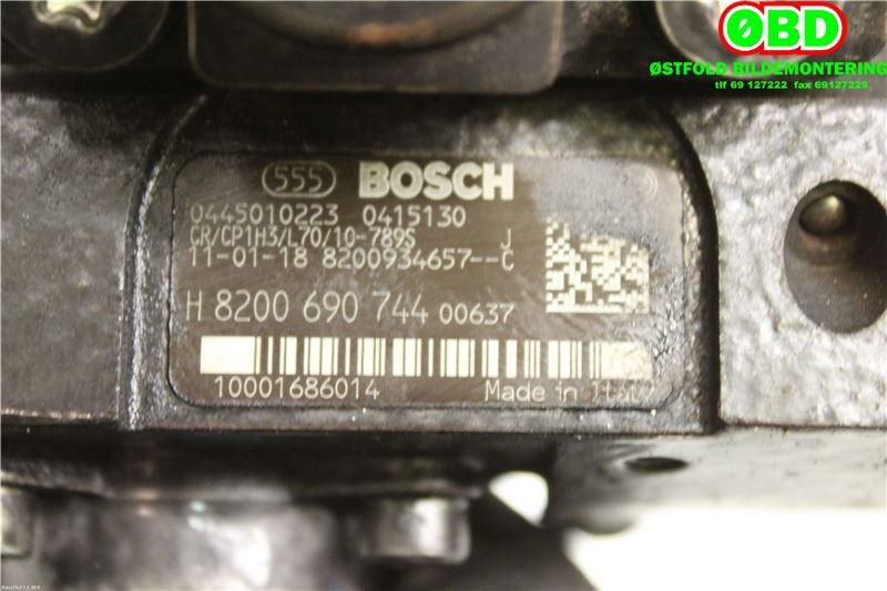 Dieselpumpe til Nissan Qashqai 2010-2014 (Type I, Fase 2)  (1670000Q1E|8200690744|)