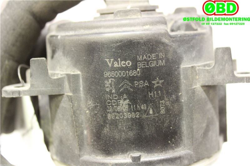 Tåkelykt venstre foran til Citroën C4 2004-2011 (Type I)  (CITROEN|6206 E1||9650001680)