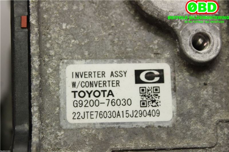 DCDC converter hybrid til Toyota Auris 2015-2019 (Type II, Fase 2)  (TOYOTA|G920079025|G920076030)