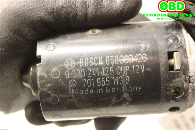 Viskermotor frontrute til VW Transporter / Caravelle 1990-2003 (T4) (T4) (VOLKSWAGEN|1C0 955 119|0390241163|701955113B)