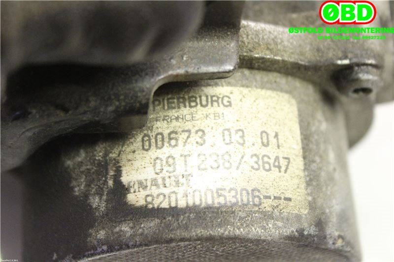 Vakuumpumpe til Nissan Qashqai 2007-2010 (Type I, Fase 1)  (NISSAN|1465000Q1F|1465000Q2C|8201005306)