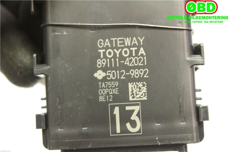 Styreenhet diverse til Toyota RAV4 2016-2019 (Type IV, Fase 2) (TOYOTA|8911142021|)
