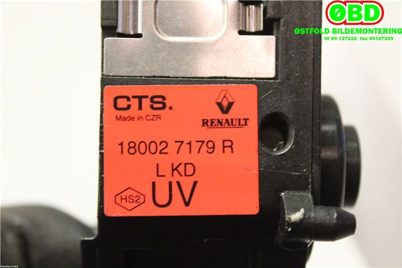 Pedal gass til Renault Trafic 2014-->>  (RENAULT|180027179R|180026451R)