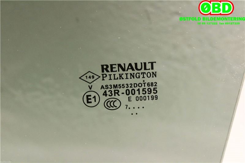 Siderute venstre bak til Renault Captur 2013-2020 (Type I)  (RENAULT|823010692R|823019416R|)