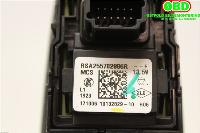 Bryter ruteheis til Renault Captur 2013-2020 (Type I)  (RENAULT||255702886R)