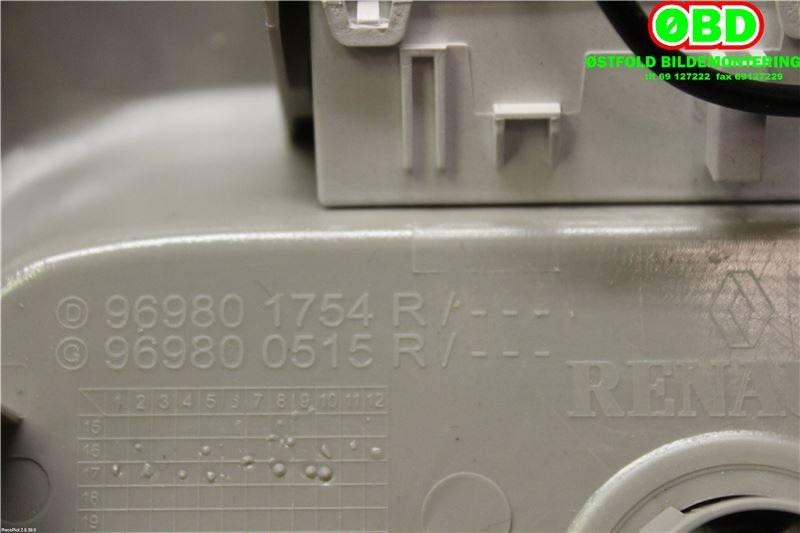 Taklyspanel til Renault Captur 2013-2020 (Type I) (RENAULT|969800515R|)