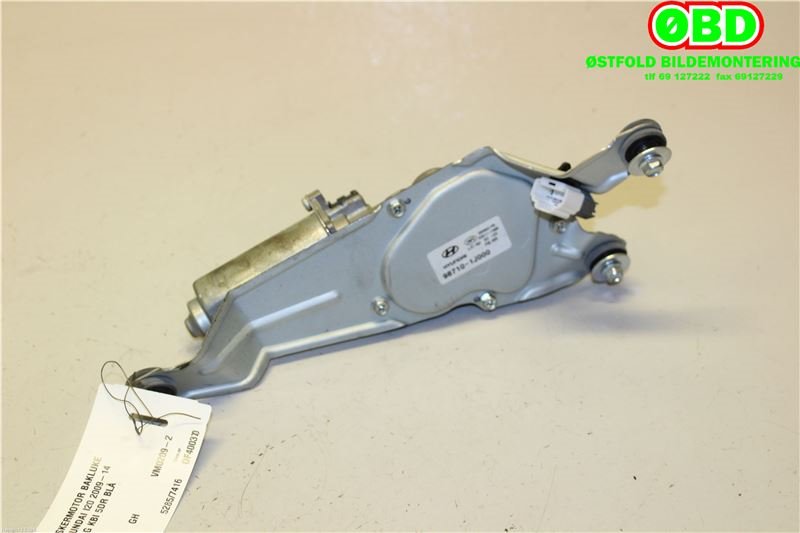 Viskermotor bakrute til Hyundai i20 2009-2014 (Type I)  (HYUNDAI|987001J000||987101J000)