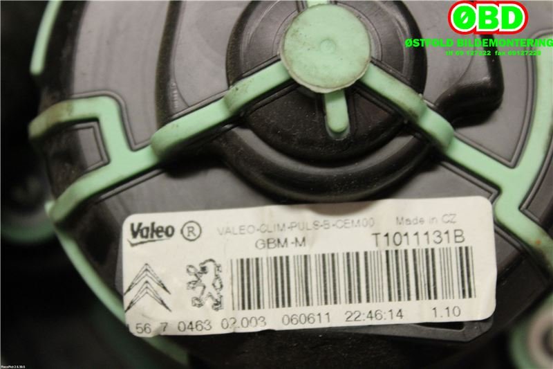 Varmeapparat motor til Citroën C4 2011-2017 (Type II)  (CITROEN|6441CZ|)
