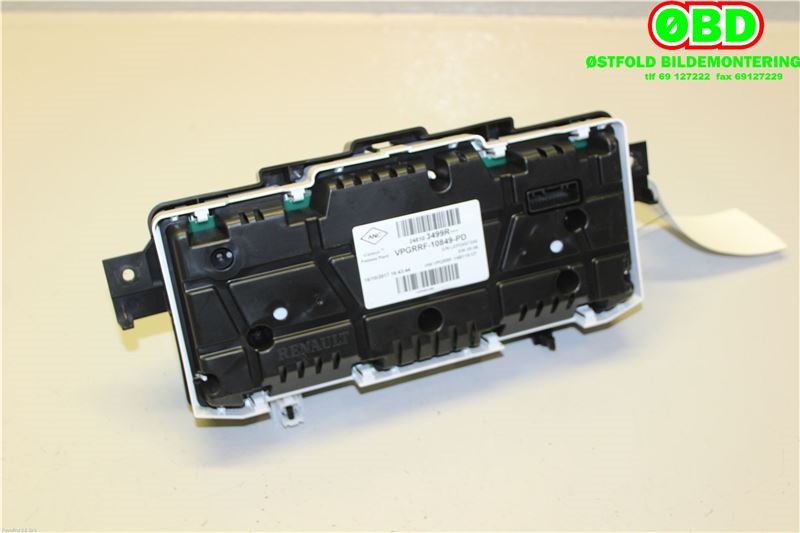 Instrumentpanel til Renault Captur 2013-2020 (Type I)  (RENAULT|248103499R|248103522R)