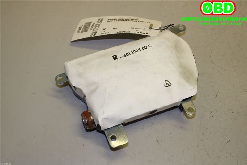 Airbag sidepute høyre til BMW 5-Serie 2003-2010 (E60/E61) (E60/E61) (BMW|72 12 6 963 022|)