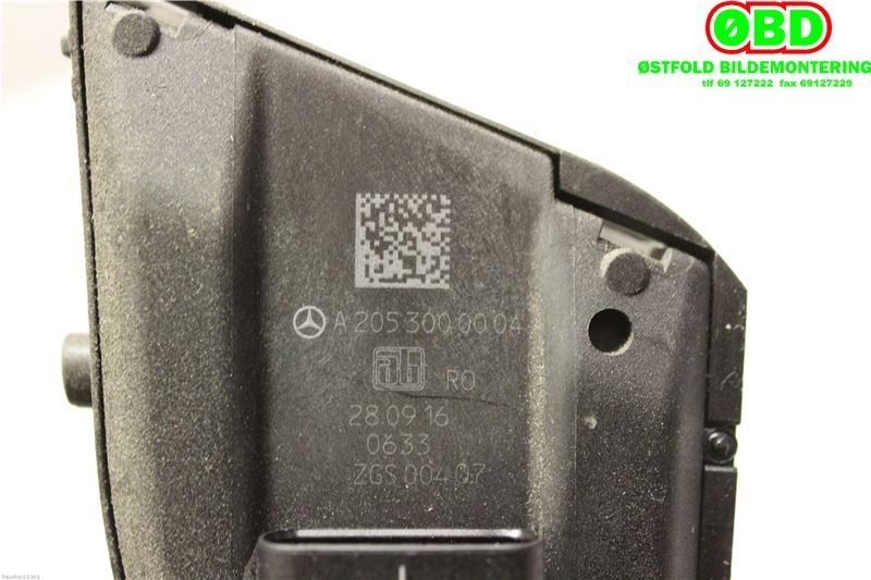 Pedal gass til Mercedes E-Klasse 2016-2023 (W213) (W213) (MERCEDES|A 205 300 00 04||2053000004)