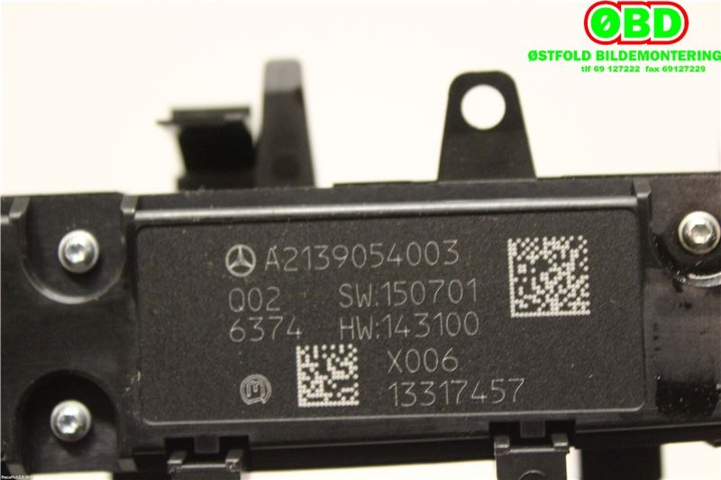 Bryter diverse til Mercedes E-Klasse 2016-2023 (W213) (W213) (MERCEDES|A 213 905 40 03||2139054003)