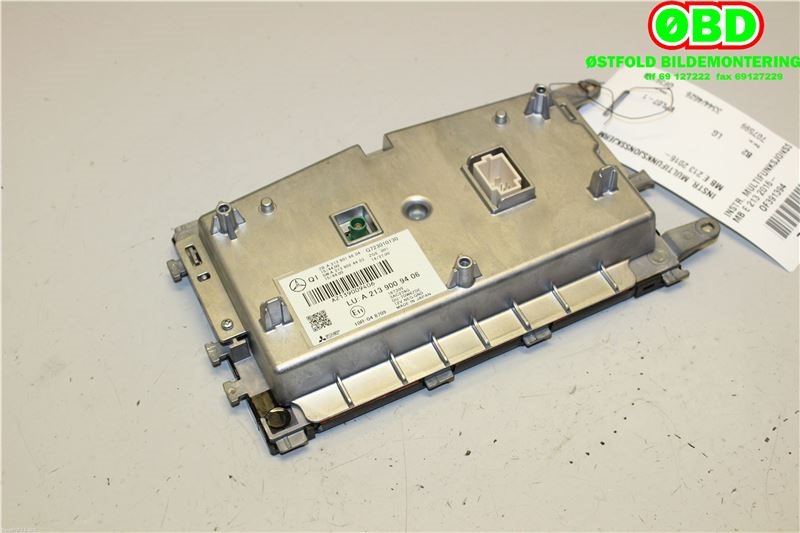 Instrument kjørecomputer til Mercedes E-Klasse 2016-2023 (W213) (W213) (MERCEDES|A 213 900 94 06|A 213 900 85 18|2139009406)