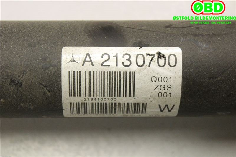 Mellomaksel til Mercedes E-Klasse 2016-2023 (W213) (W213) (MERCEDES|A 213 410 07 00||2134100700)