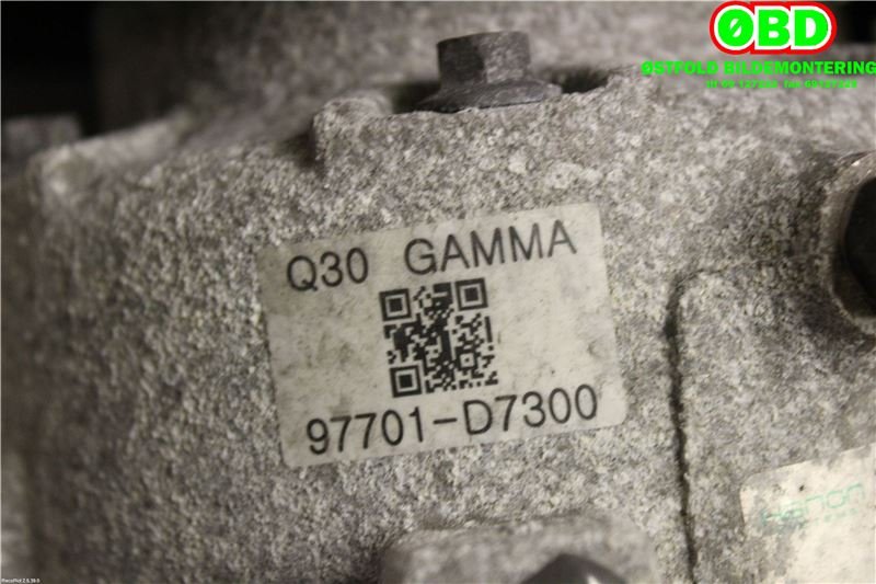 Aircondition kompressor til Kia Sportage 2016-2021 (Type IV)  (KIA|97701D7300|)