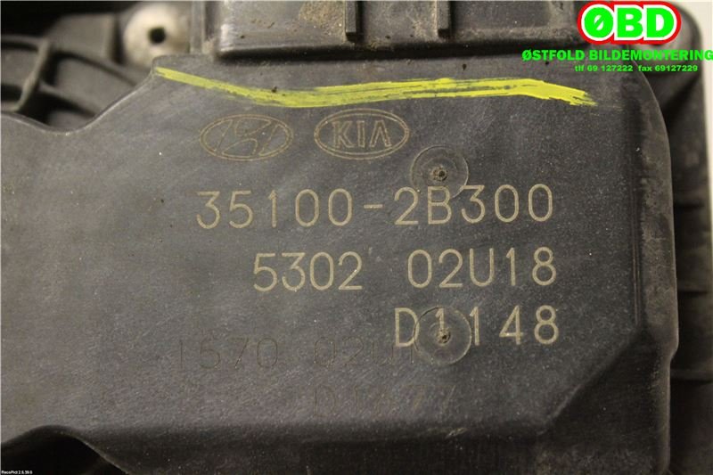 Spjeldhus til Kia Sportage 2016-2021 (Type IV)  (KIA|351002B300|)