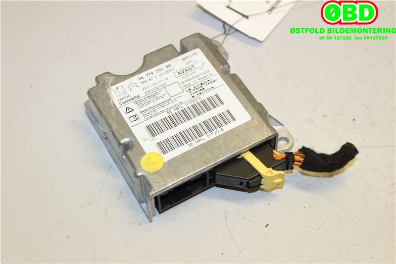 Airbag elektronikk til Citroën C4 2011-2017 (Type II) (CITROEN|1606974780|9678691580|9677909280)