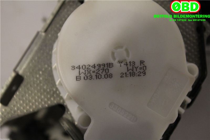 Airbag beltestrammer til Volvo XC60 2008-2013 (Type I, Fase 1)  (VOLVO|)