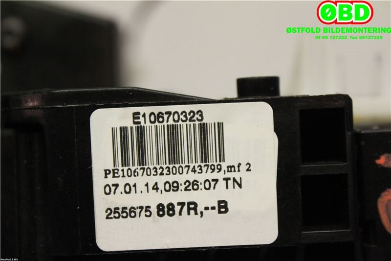 Bryter combi til Renault Captur 2013-2020 (Type I)  (RENAULT||255675887R)