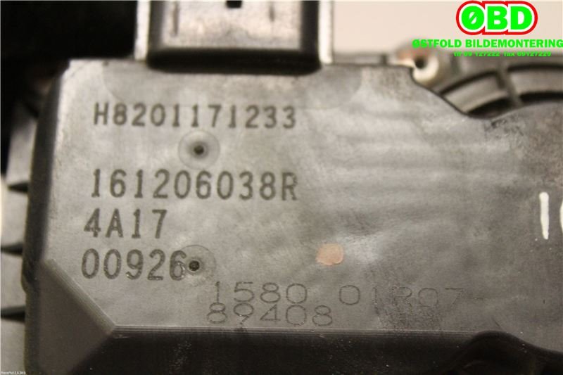 Spjeldhus til Renault Captur 2013-2020 (Type I)  (RENAULT|161206038R|)