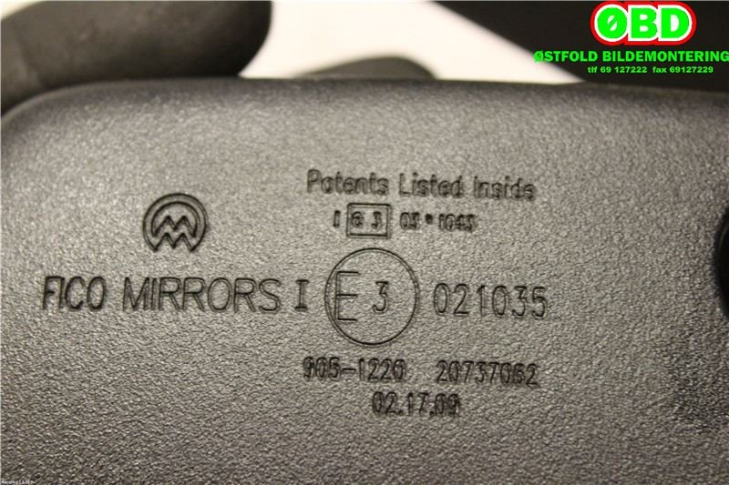 Speil innvendig til Alfa Romeo MiTo 2008-2016  (ALFA ROMEO|156086629|)