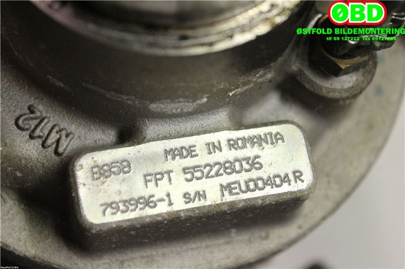 Turbo til Alfa Romeo MiTo 2008-2016  (ALFA ROMEO|55228036|)