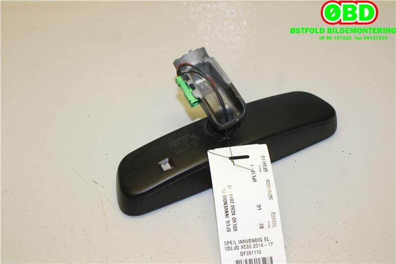 Speil innvendig til Volvo XC60 2014-2017 (Type I, Fase 2)  (VOLVO|31402729||31352950)