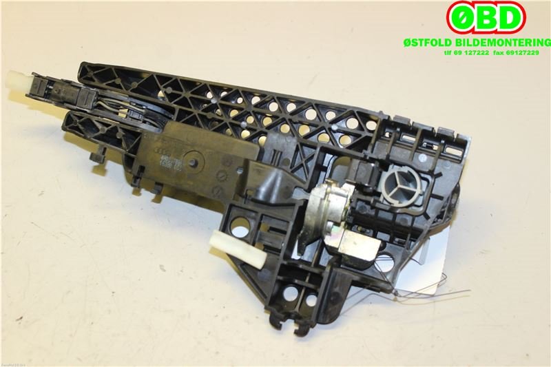 Dørhåndtak utv høyre bak til Audi A8 2010-2013 (Type III, Fase 1)  (AUDI|4H0 837 206 B|4H0 839 886|)