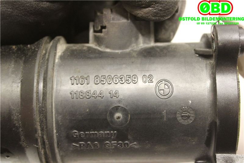 Luftmengde/luftmassemåler til BMW 3-Serie 2005-2011 (E90/E91/E92/E93) (E90/E91/E92/E93) (BmW|13 62 8 506 409||11618506359)
