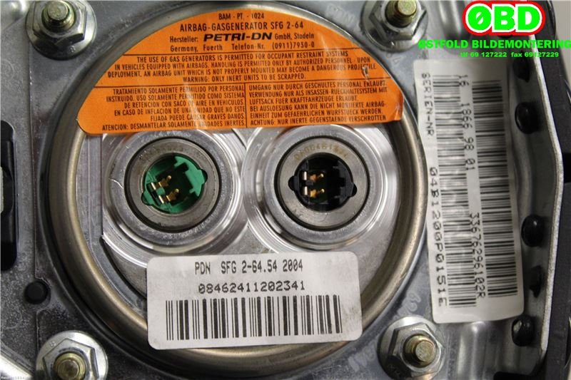 Airbag rattpute til BMW X5 2000-2006 (E53) (E53) (BMW|32306880599|)