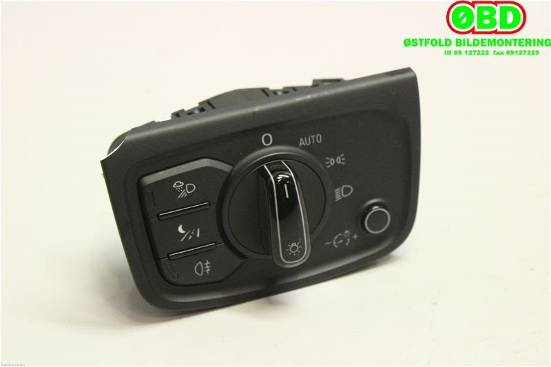 Bryter lys til Audi A8, 2010-2013 (Type III, Fase 1)  (AUDI|4H0 941 531 C)