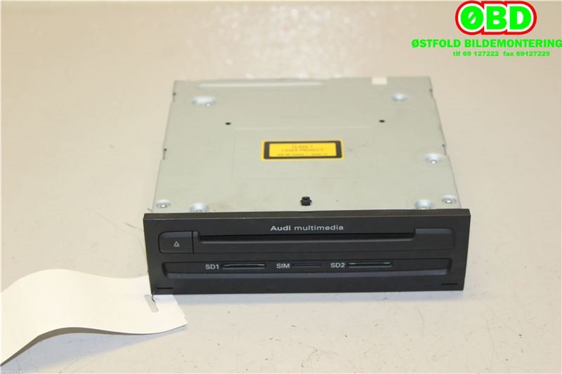 Bilstereo navigasjon til Audi A8, 2010-2013 (Type III, Fase 1)  (AUDI|4H0 035 670 CX)