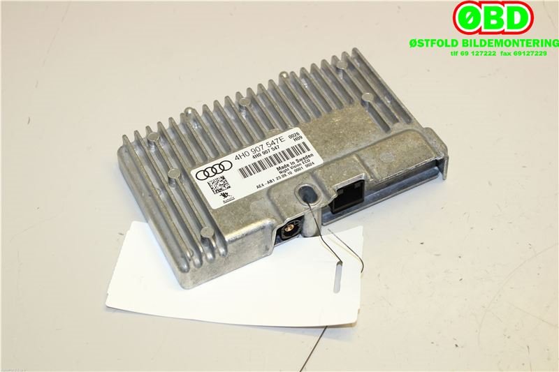 Styreenhet diverse til Audi A8, 2010-2013 (Type III, Fase 1)  (AUDI|4H0 907 547 F)
