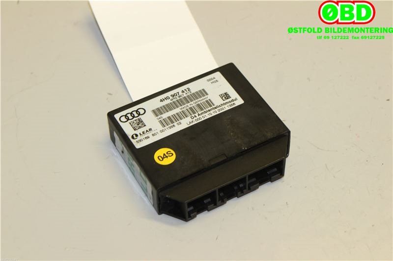 Styreenhet diverse til Audi A8, 2010-2013 (Type III, Fase 1)  (AUDI|4H0 907 412)