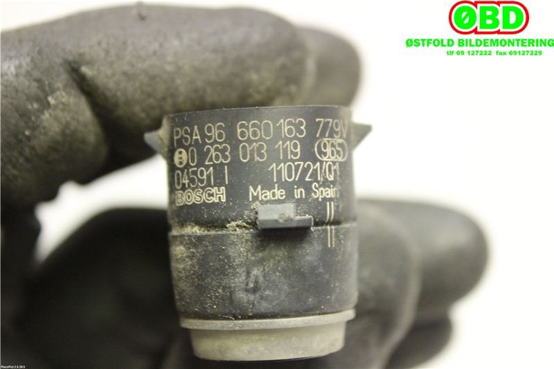 Parkeringssensor bak til Citroën C4 2011-2017 (Type II) (CITROEN|6590QS|0263013119|96660163779V)