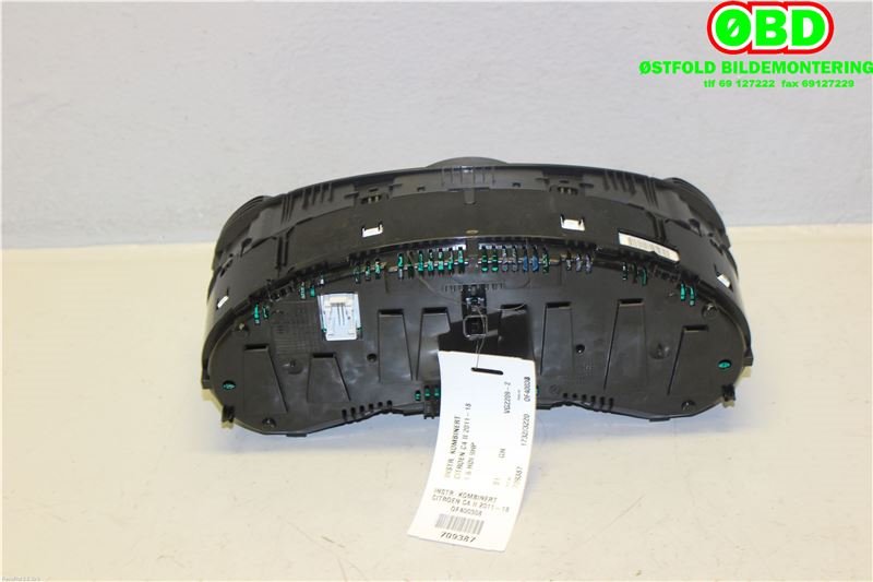 Instrumentpanel til Citroën C4 2011-2017 (Type II)  (CITROEN|9676962980|9813297080|)
