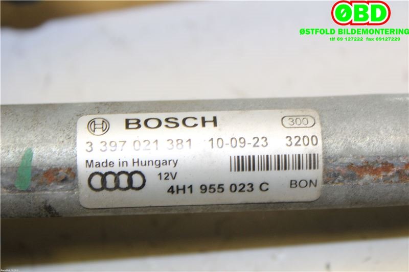 Viskeroverføring til Audi A8 2010-2013 (Type III, Fase 1)  (AUDI|4H1 955 023 C|4H1 955 023 E|4H1955023C)
