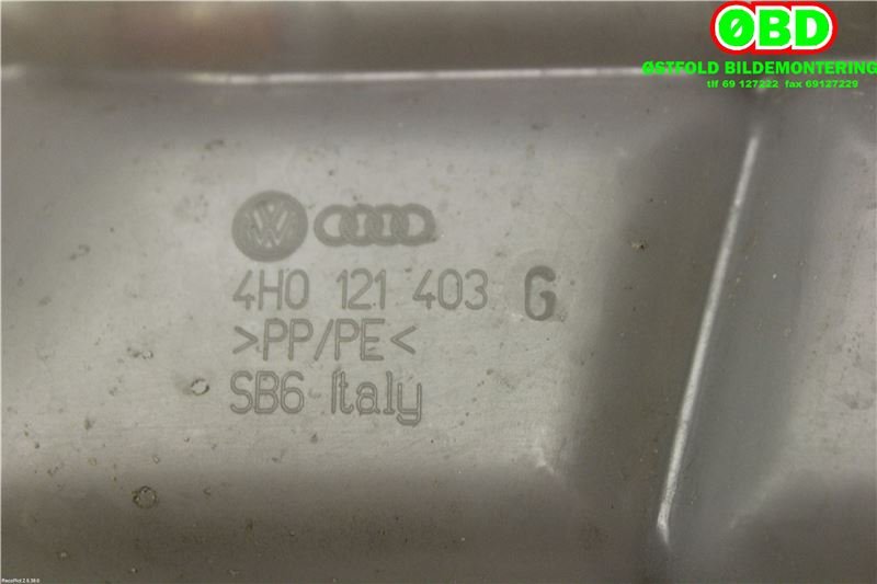 Ekspansjonstank til Audi A8 2010-2013 (Type III, Fase 1) (AUDI|4H0 121 403 G|4H0 121 403 M|4H0121403G)