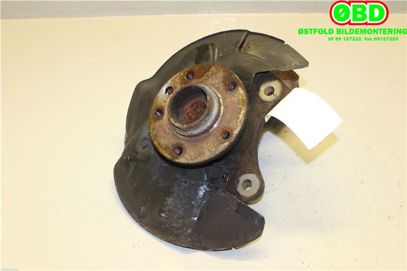 Hjulspindel høyre foran til VW Transporter / Caravelle 2009-2015 (Fase 2) (T5) (T5) (VOLKSWAGEN|7H0 407 258 G|)