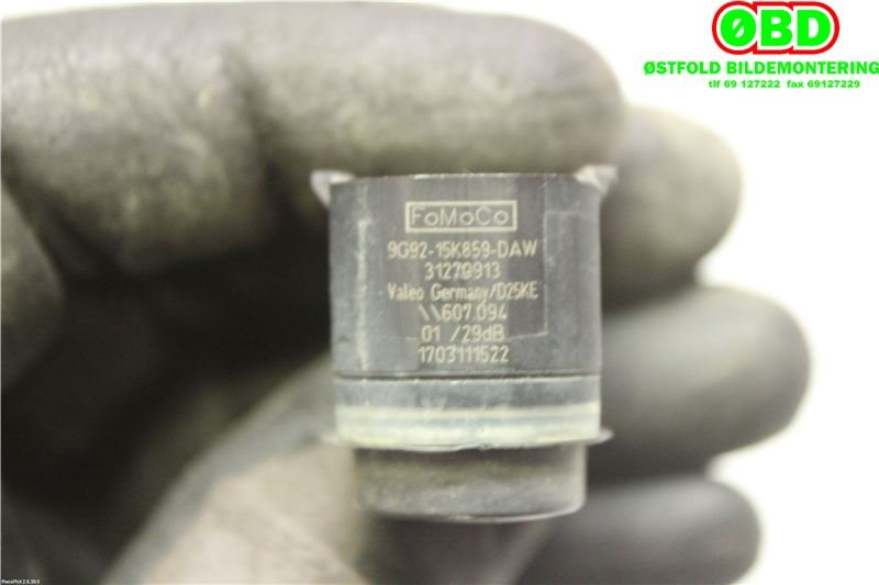 Parkeringssensor bak til Volvo V60 2010-2013 (Type I, Fase 1)  (VOLVO|31341344|9G9215K859DAW|31270913)