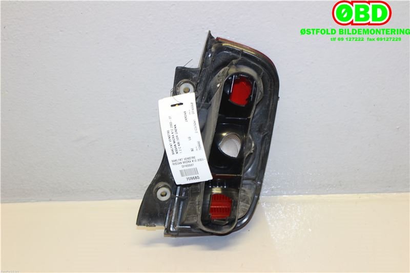 Baklykt venstre til Nissan Micra 2003-2010 (K12) (K12) (NISSAN|B6555AX720|26555AX720|)