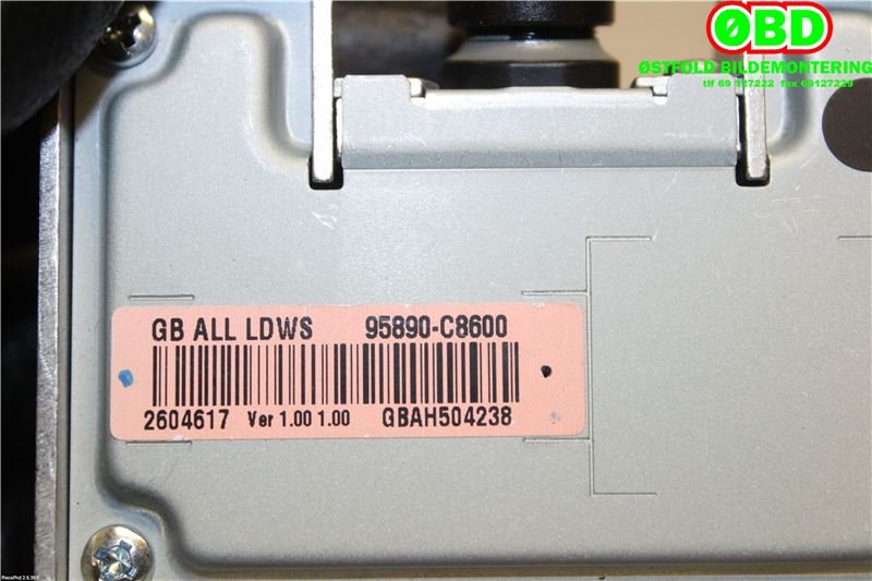Sensor radar til Hyundai i20 2015-2020 (Type II) (HYUNDAI|95890C8600|)