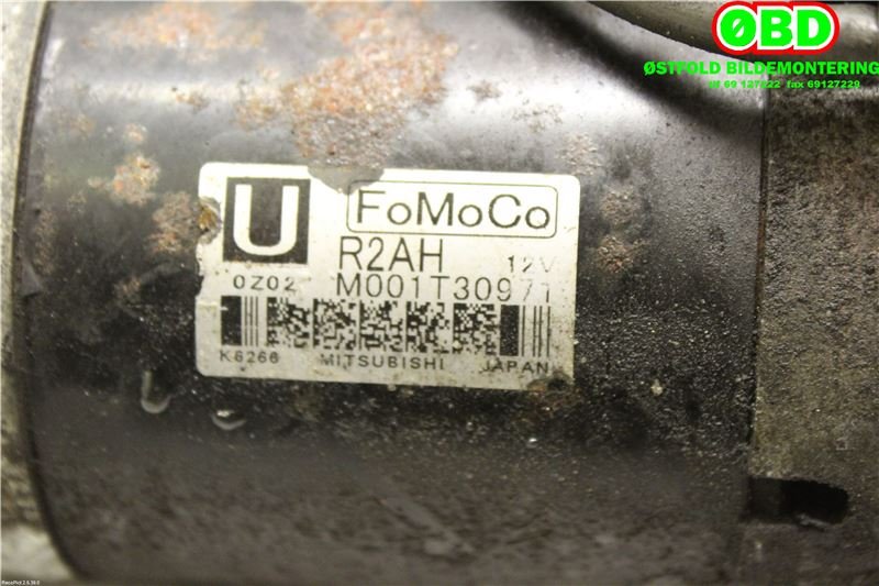 Starter diesel til Mazda 6 2010-2013 (Type II, Fase 2)  (MAZDA|R2AH18400|M001T30971|)