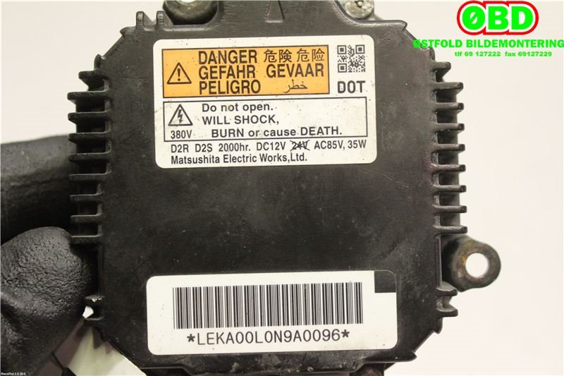 Styreenhet xenon/ballast til Mazda 6 2010-2013 (Type II, Fase 2)  (MAZDA|GDN5510H3|)