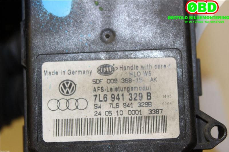 Styreenhet xenon/ballast til Škoda Octavia 2005-2008 (Type II, Fase 1) (7L6 941 329 B||7L6941329B)